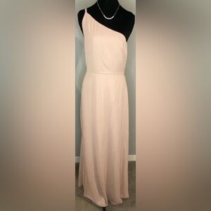 Elegant Blush Pink Bridesmaid Dress